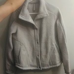 Lululemon light grey button up